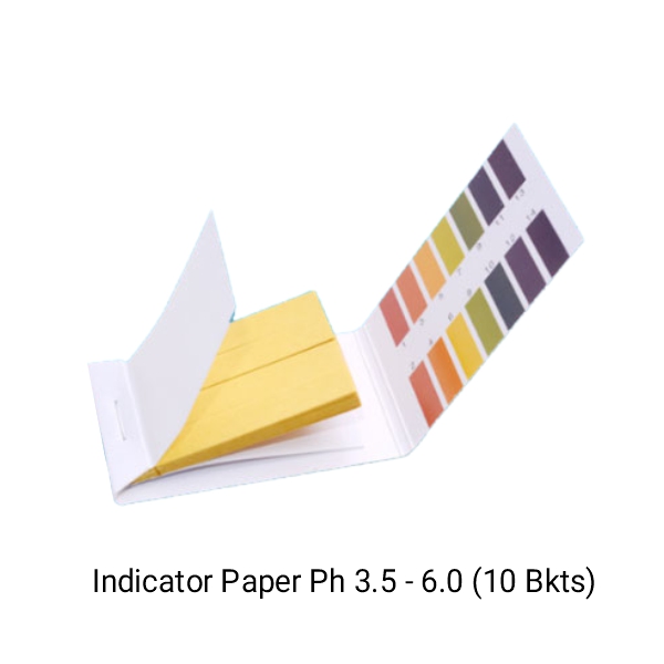 Indicator Paper Ph 3.5 - 6.0 (10 Bkts)